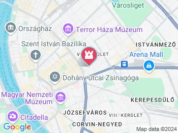 Dohány utca Budapest Budapest a térképen