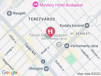 Doktor & Pék Budapest a térképen