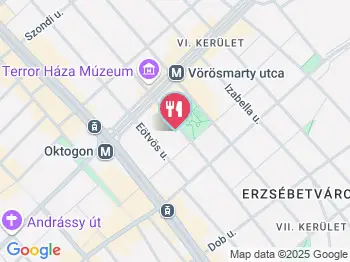 Dolce Burata Budapest a térképen