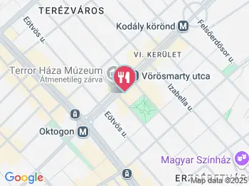 Dolce Fantasia Gelateria Italiana - Andrássy út Budapest a térképen