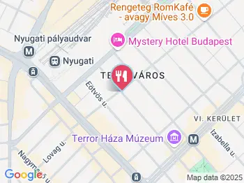 Dolce Fantasia Gelateria Italiana - Szondi utca Budapest a térképen