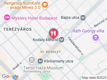 Dolce Intervallo Budapest a térképen