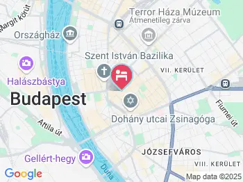 Alfa Hotel Fiesta Budapest a térképen