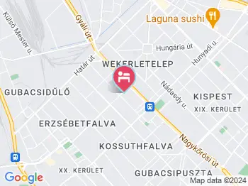 DominikaGarden Apartman Budapest a térképen