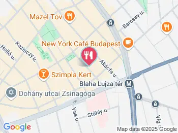 Domi's Bake Shop Budapest a térképen