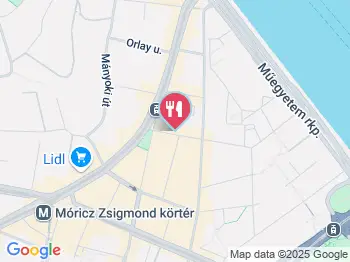 Don Gateau Budapest a térképen