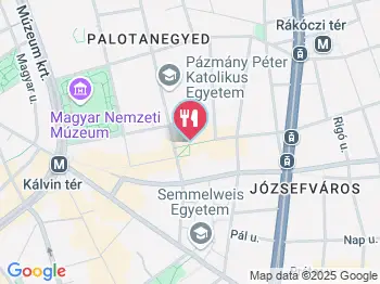 Don Leone Étterem Budapest a térképen