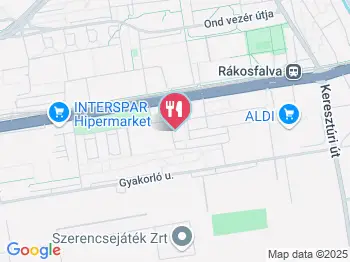 Don Pepe Étterem & Pizzéria - Gépmadár utca Budapest a térképen