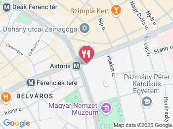 Donna Mamma Pizza Napoletana Budapest a térképen