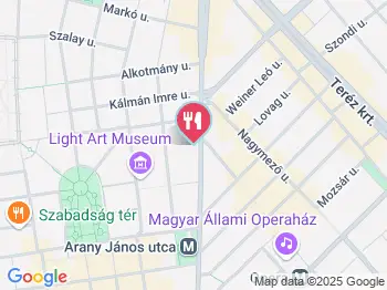 Donuterie Budapest a térképen