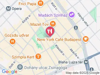 Dorado Café Budapest a térképen