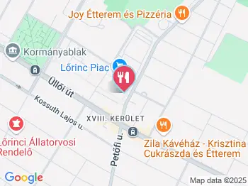 Doriatto Budapest a térképen