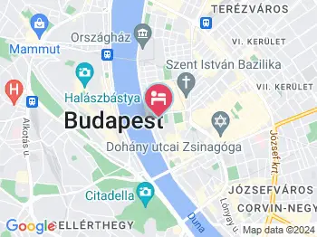Dorottya Apartman Budapest a térképen