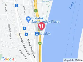 DP BBQ Asador Budapest a térképen