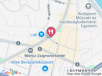 Dr. Gelato Budapest a térképen