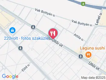 Dudi Cuki Budapest a térképen