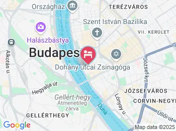 Duna-korzó Apartman Budapest a térképen