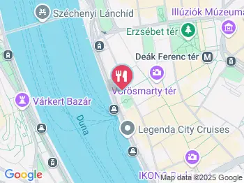 Dunacorso Étterem Budapest a térképen