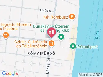 Dunakavics Étterem Budapest a térképen