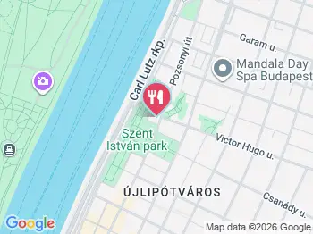 Dunapark Étterem és Kávéház Budapest a térképen