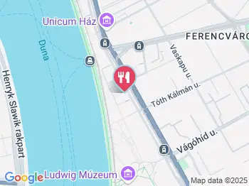 Dunaparti Cukrászda, Kávézó & Reggeliző Budapest a térképen