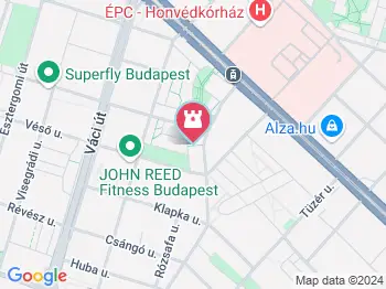 Dunyov István szobor Budapest a térképen