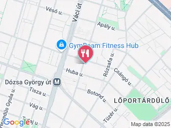 Dzsángó Budapest a térképen