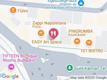 EASY Art Space Budapest a térképen