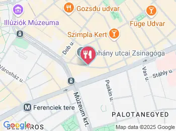 Eat'n'Sip Étterem Budapest a térképen