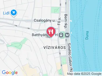 Éden Étterem Budapest a térképen