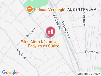 Édes Álom Kézműves Fagyizó Budapest a térképen