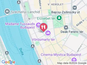 Edison & Jupiter Budapest a térképen