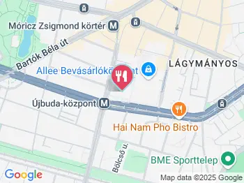 Edy Pizzéria Ételbár - Fehérvári úti Vásárcsarnok Budapest a térképen