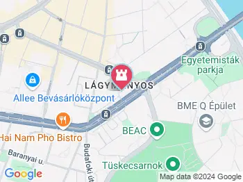 Egry József Budapest a térképen