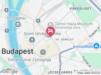 Eitans Guesthouse Budapest a térképen