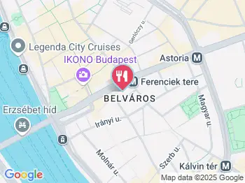 Eker Török Étterem - Ferenciek tere Budapest a térképen