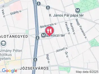 Eldorádó - Rákóczi téri Vásárcsarnok Budapest a térképen