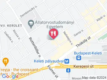 Elena Greek Gyros Budapest a térképen