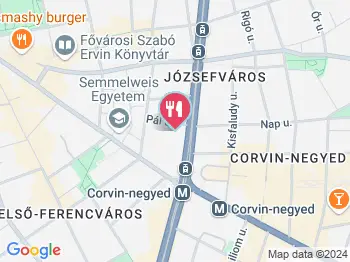 ElixirCaffe Budapest a térképen