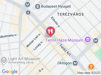 Ellas Brunch & Bistro Budapest a térképen