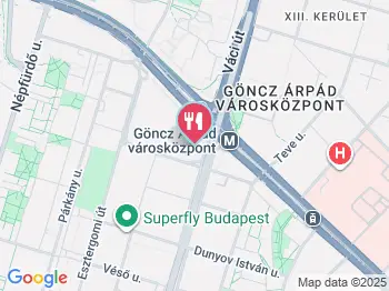 Elysium Café Budapest a térképen