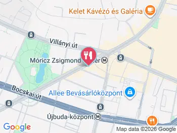 Em Oi Pho Budapest a térképen