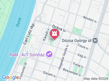 Embermentők Budapest a térképen