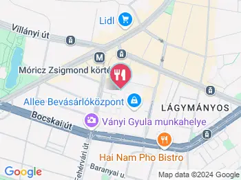 Emily Éclair - Allee Budapest a térképen