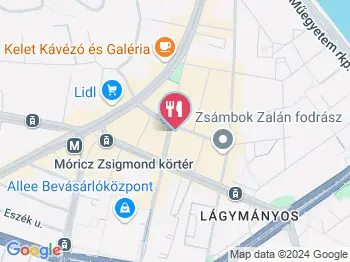 Enter Bár Budapest a térképen