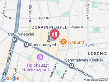 Epic Burger & Bar - Corvin sétány Budapest a térképen