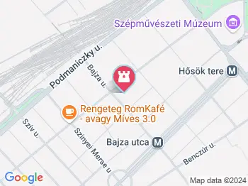 Epreskert Budapest a térképen