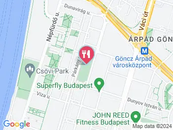 Erdei Fagyizó Vizafogó Budapest a térképen