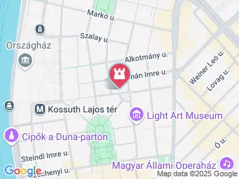 Erdős Renée-Ház - Muzeális Gyűjtemény és Kiállítóterem Budapest a térképen