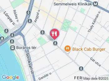 Kantin Steak & Burger Budapest a térképen